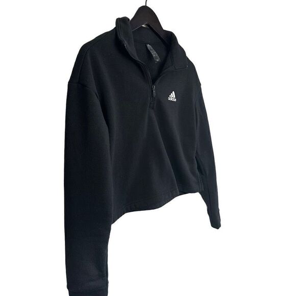 Adidas cropped quarter zip size small - Picture 2 of 5